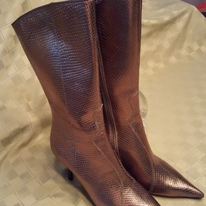 Steve Madden "snakeskin " boots